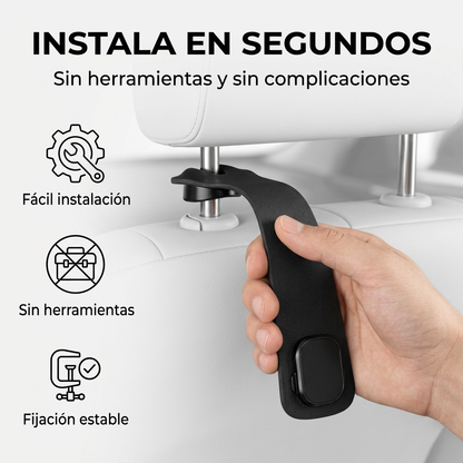 Gancho doble para reposacabezas