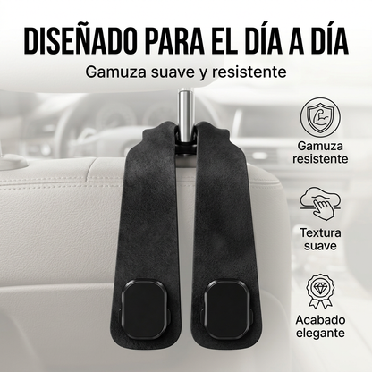 Gancho doble para reposacabezas